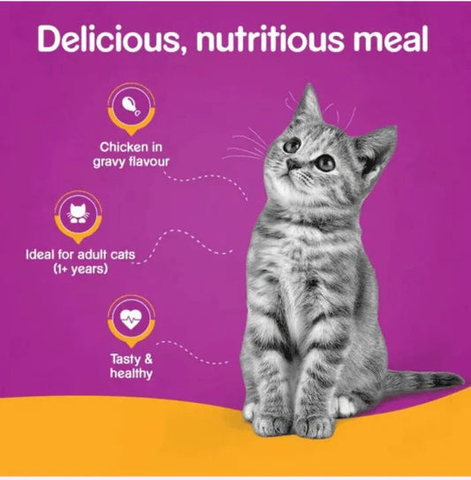 Whiskas Jelly Cat Food – 1 x 85g Pouch