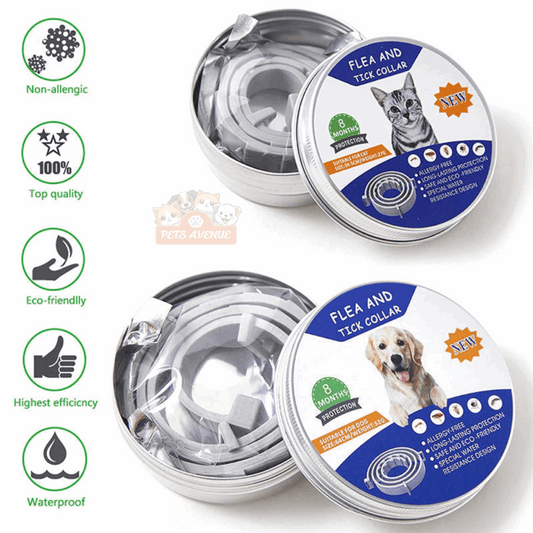 Anti Flea & Tick Collar for Cats & Dogs – Long-Lasting Outdoor Protection