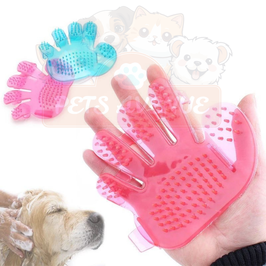 Pet Cat Grooming Five Finger Brush Massager Deshedding Glove 🐾