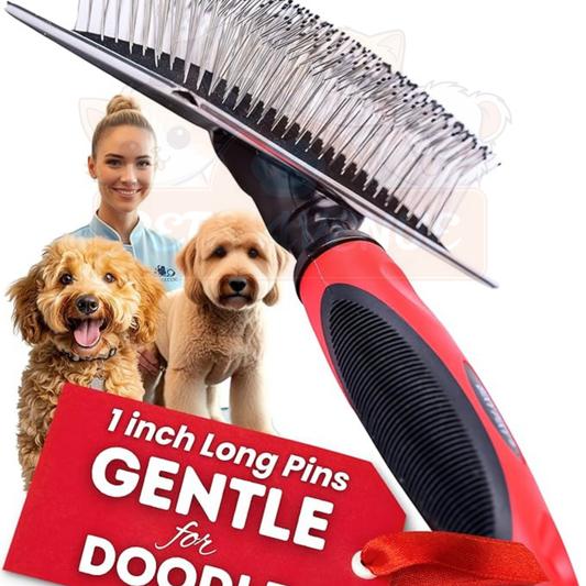 Premium Steel Grooming Slicker Brush for Dogs & Cats – Professional Deshedding Tool 🐕🐈