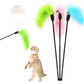 Cat Colourful Playing Stick – Interactive Teaser Toy for Endless Fun 🎉🐾