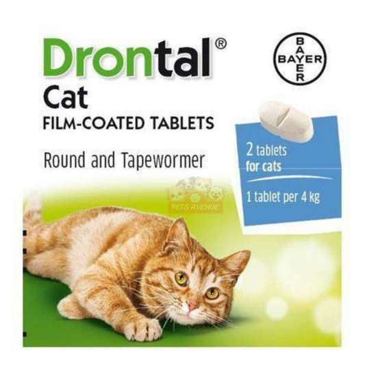 Drontal Deworming Tablet for Cats (01 Tablet) 🐱💊
