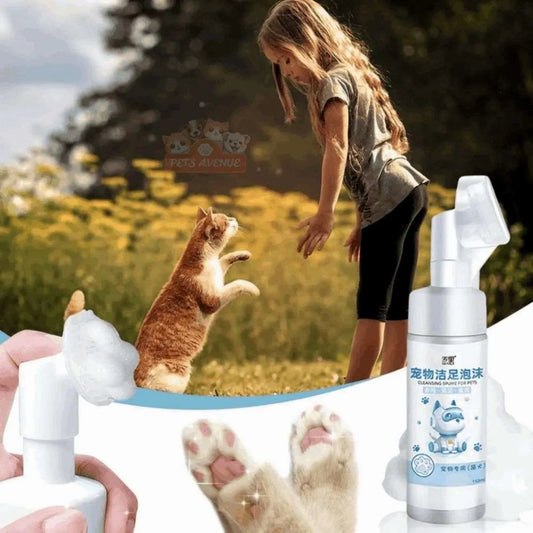 No-Rinse Pet Foaming Cleanser Brush