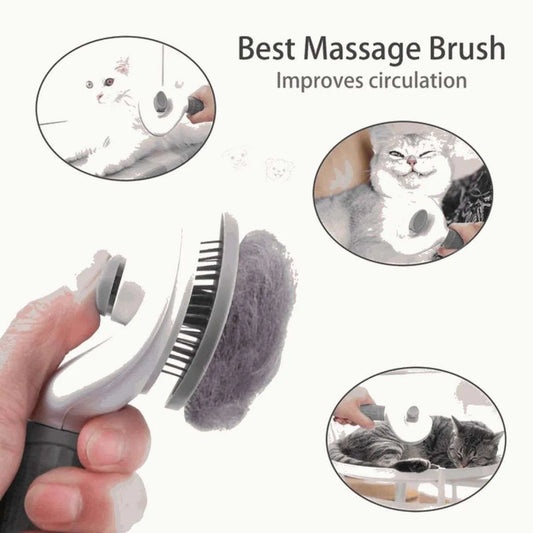Self-Cleaning Slicker Brush Cats