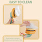 PumpKin Pie Self-Cleaning Brush 🐾