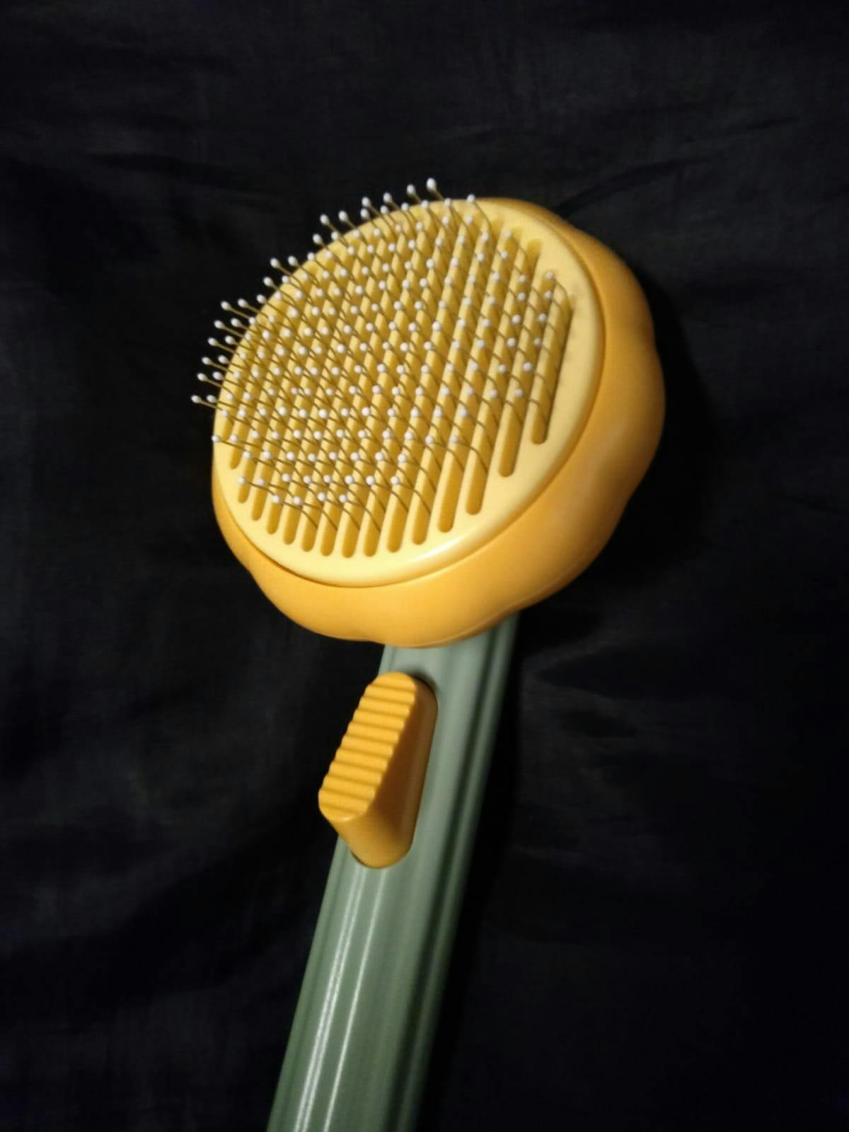 PumpKin Pie Self-Cleaning Brush 🐾