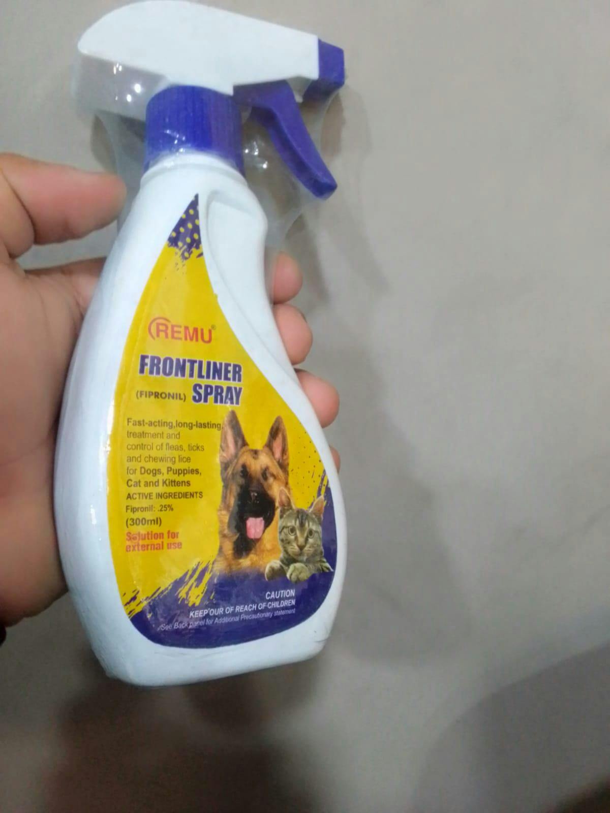 Remu Frontliner – Tick and Flea Spray 🐶
