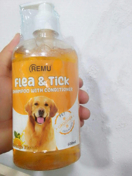 Remu Groomer Flea & Tick Shampoo with Conditioner 🐶🐱🛁