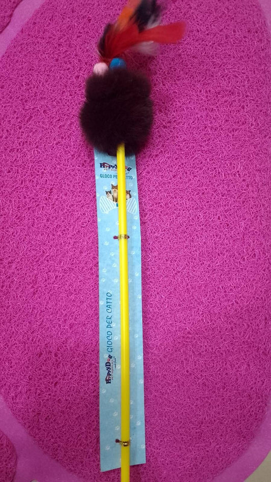 Cat Colourful Playing Stick – Interactive Teaser Toy for Endless Fun 🎉🐾