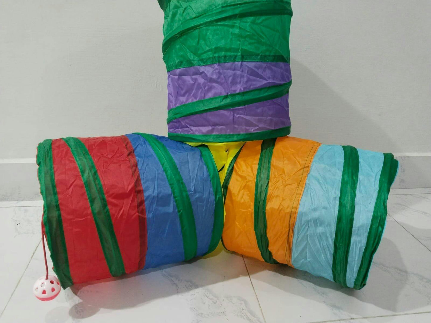Cat Long Tunnel Toy with Ball for All Ages