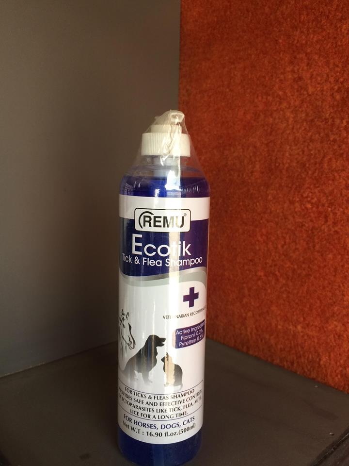 Remu Ecotik Medicated Shampoo for Cats & Dogs – Anti-Fungal & Anti-Bacterial Care