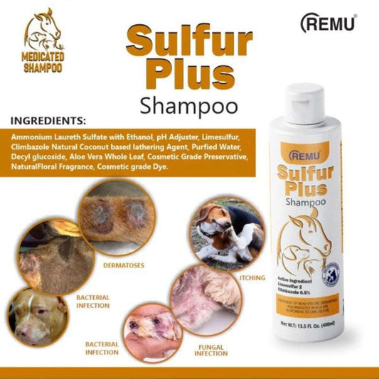 Remu Sulphur Anti-Fungal Pet Shampoo