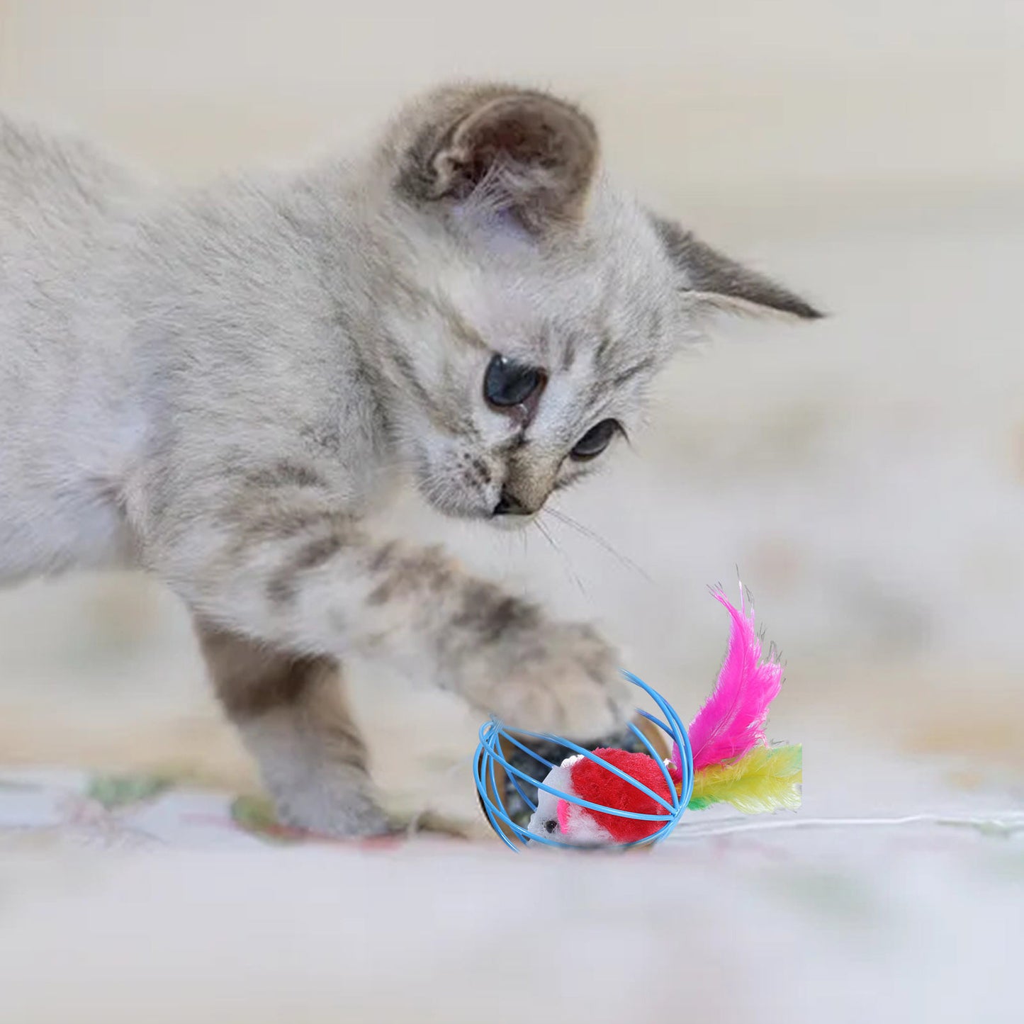 Cat Cage Puzzle Toy