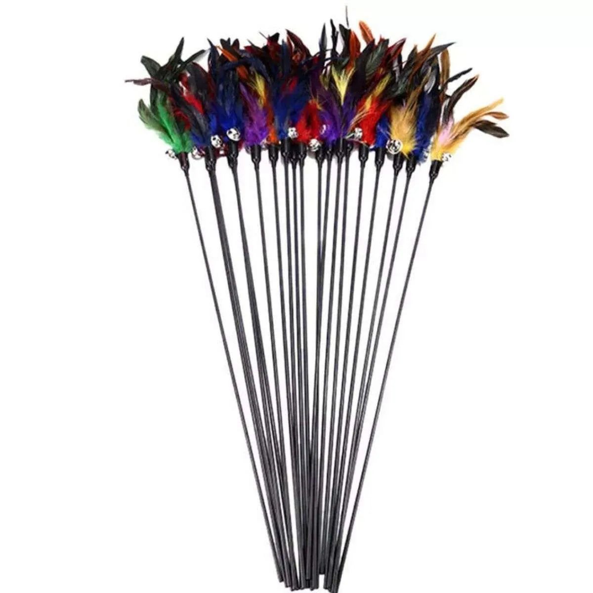 Cat Colourful Playing Stick