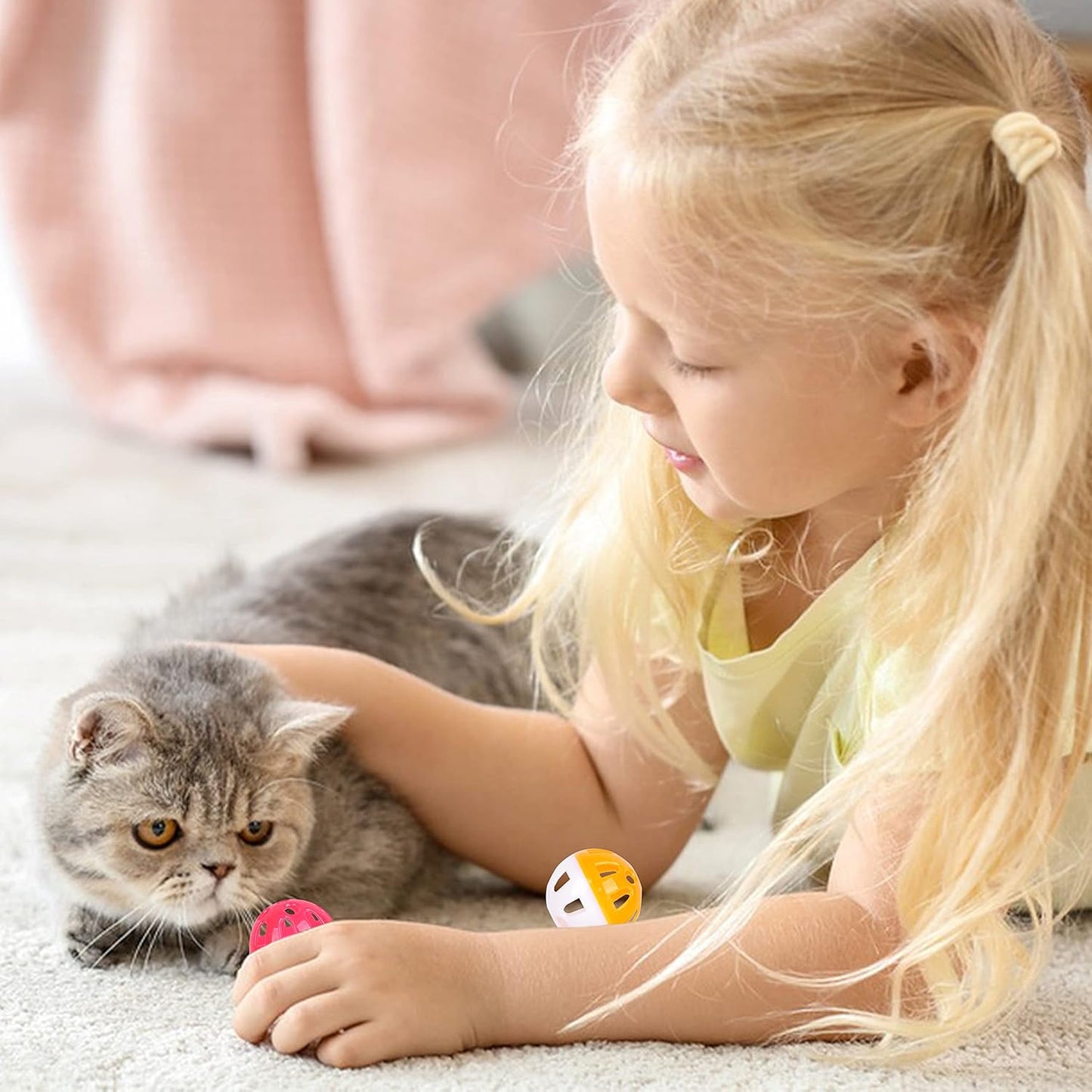 🎾 Cat Ball Jingle Toy – 1 Piece 🐾