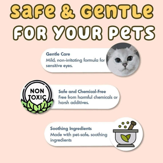 Eye Cleaning Wipes Cats