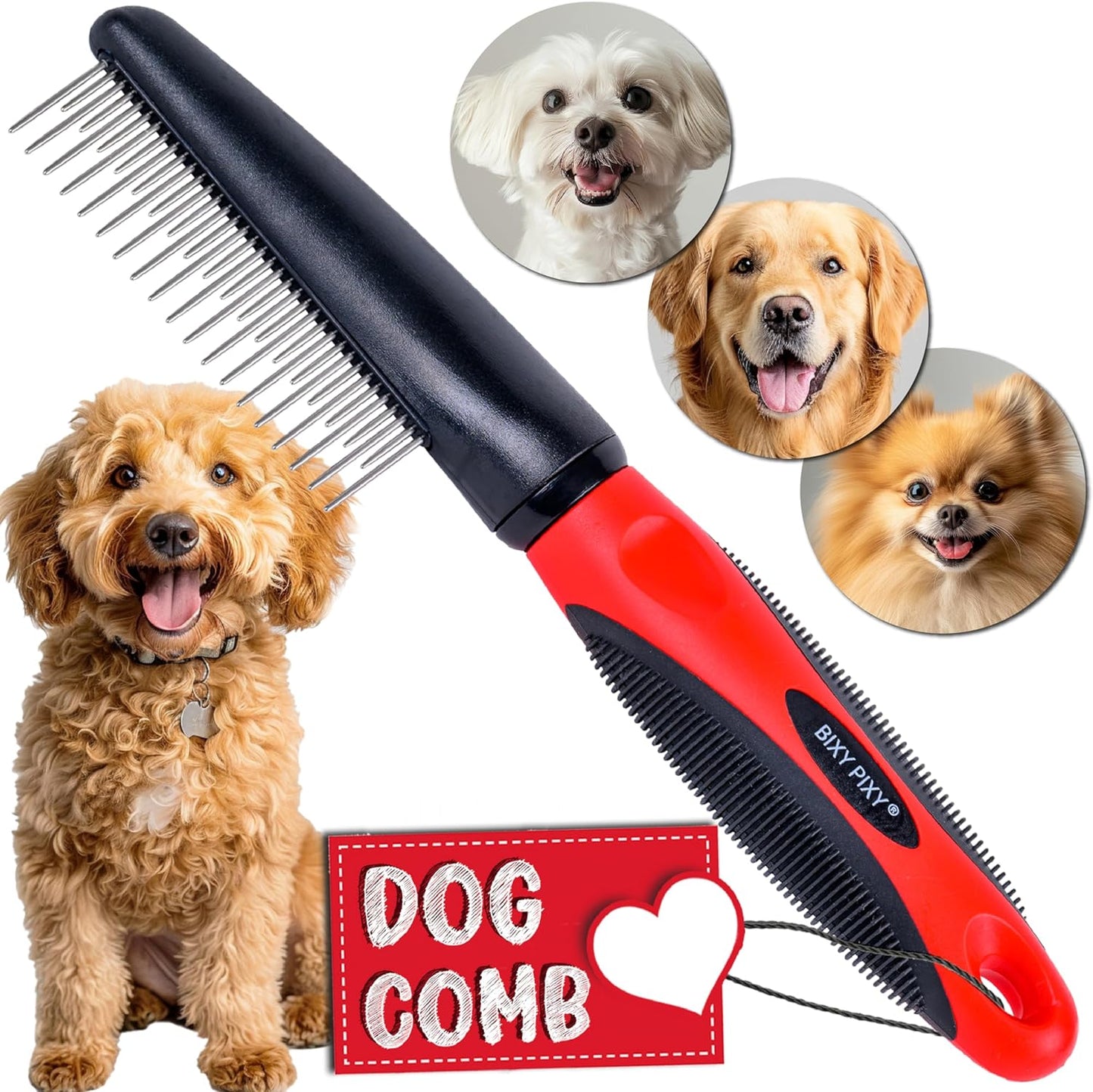 Premium Steel Grooming Slicker Brush for Dogs & Cats – Professional Deshedding Tool 🐕🐈