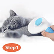 Self-Cleaning Slicker Brush for Cats & Dogs – Grooming & Shedding Tool 🐾🪮