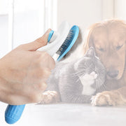 Self-Cleaning Slicker Brush for Cats & Dogs – Grooming & Shedding Tool 🐾🪮