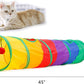 Cat Long Tunnel Toy with Ball for All Ages