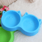 Cat Shape Double Bowl
