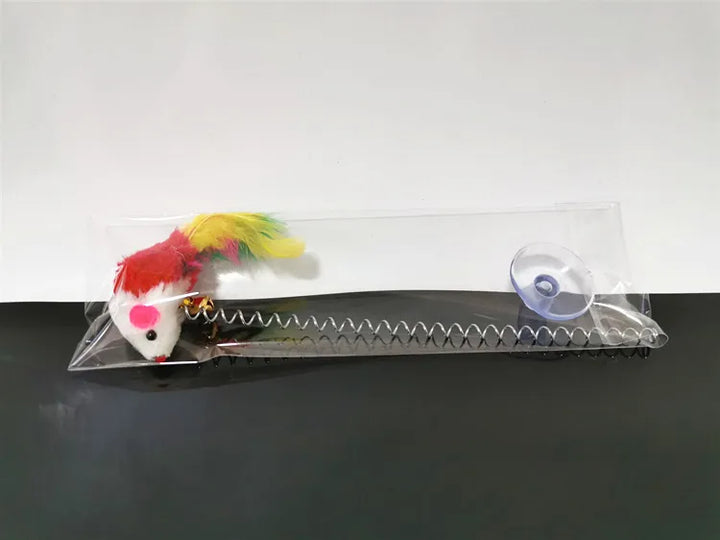 Cat Suction Spring Toy (01 Piece) 🎾