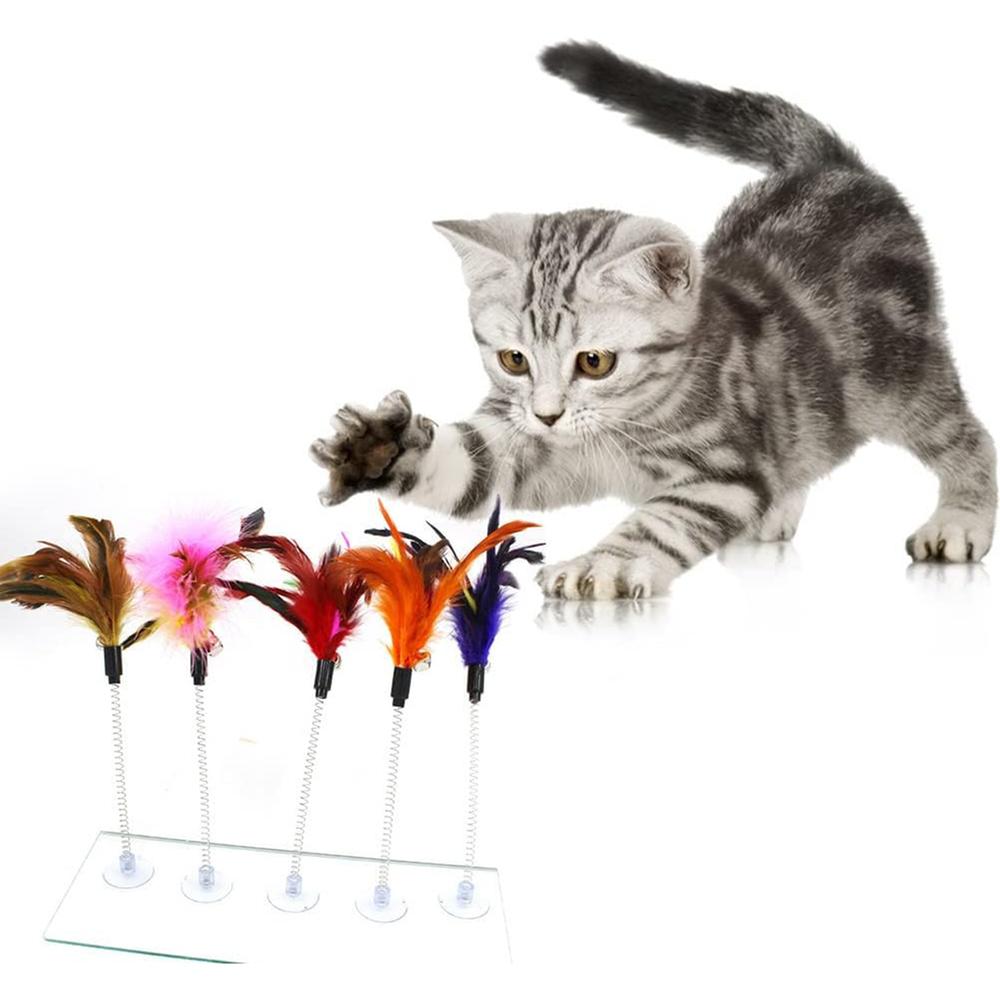 Cat Suction Spring Toy (01 Piece) 🎾
