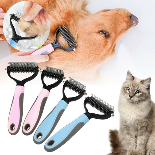 Dual Head Safe Dematting Comb for Cats & Dogs 🐾