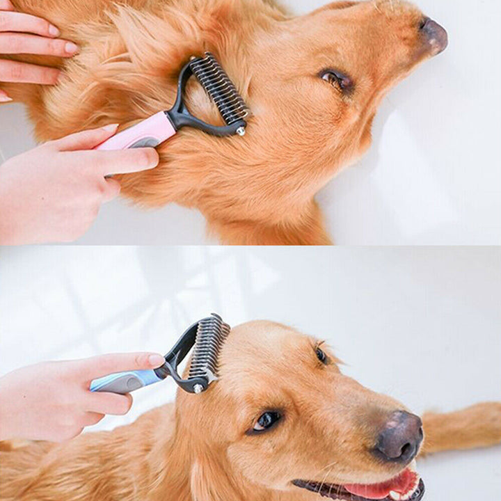Dual Head Safe Dematting Comb for Cats & Dogs 🐾