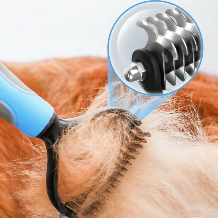 Dual Head Safe Dematting Comb for Cats & Dogs 🐾