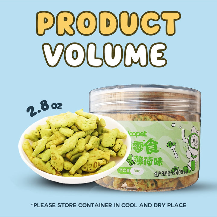 Cookey’s Cat Dental Treats with Catnip – 80g for Healthy Teeth & Fresh Breath 😺