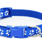 Cute Cat Printed Paws Collar with Bell – Adjustable for Cats 🐾