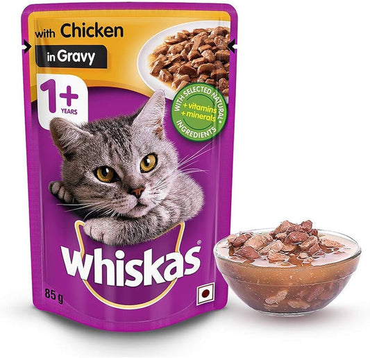 🐾 Whiskas Jelly Cat Food – 1 x 85g Pouch 🍖