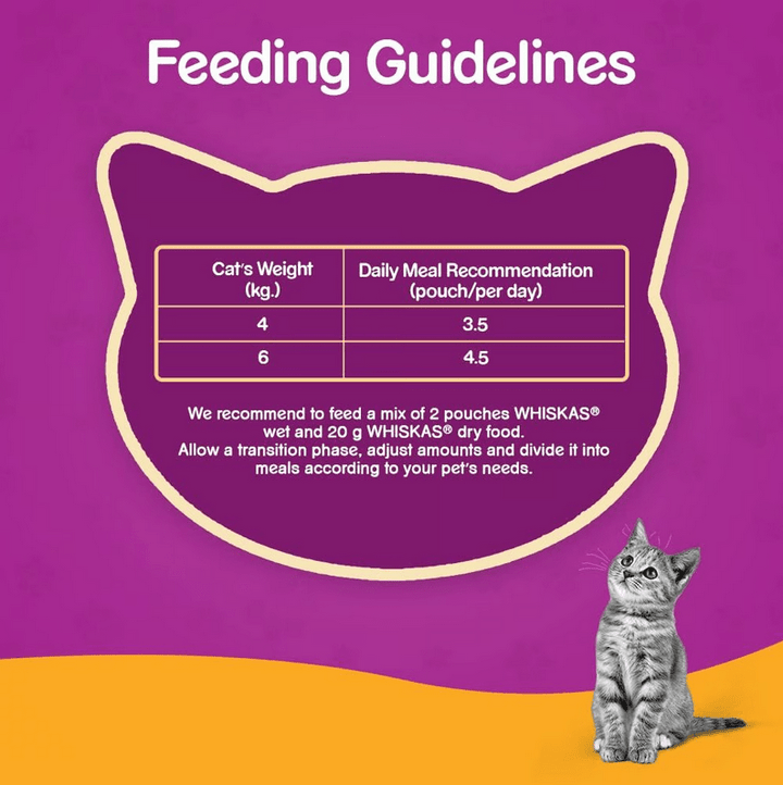 🐾 Whiskas Jelly Cat Food – 1 x 85g Pouch 🍖
