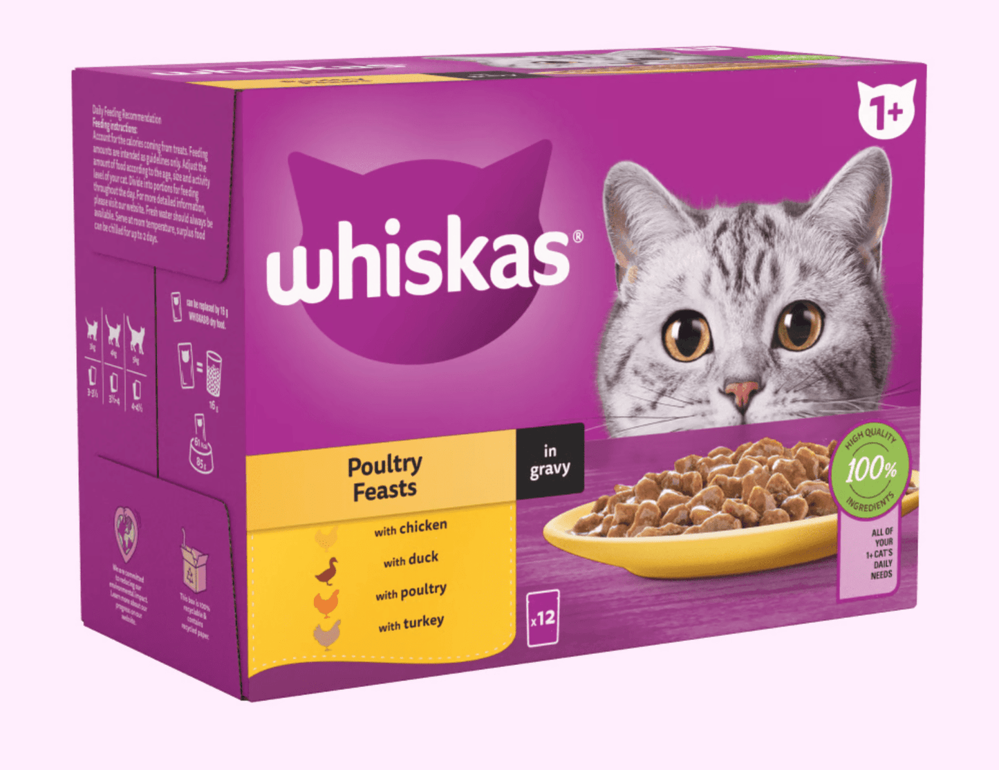 🐾 Whiskas Jelly Cat Food – 1 x 85g Pouch 🍖