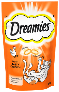 Dreamies Cat Treats – 60g 🐾✨