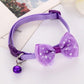 Cat Bow Collars with Bell Adjustable For Cats 🐾