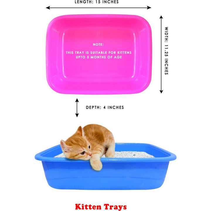 Kitten Litter Tray with Free Scoop 🐾🪣