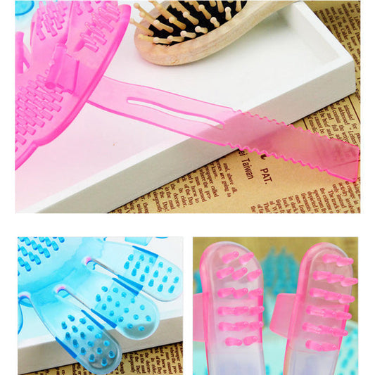 Pet Cat Grooming Five Finger Brush Massager Deshedding Glove 🐾