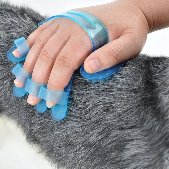 Pet Cat Grooming Five Finger Brush Massager Deshedding Glove 🐾