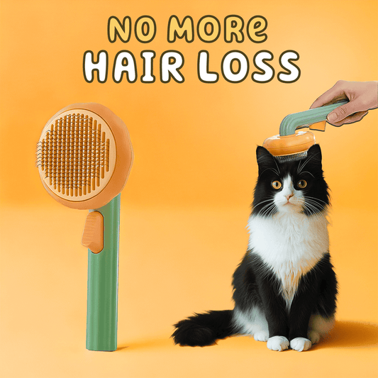 PumpKin Pie Self-Cleaning Brush 🐾