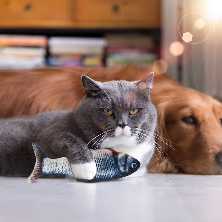 Rechargeable Smart Fish Toy for Cats & Dogs