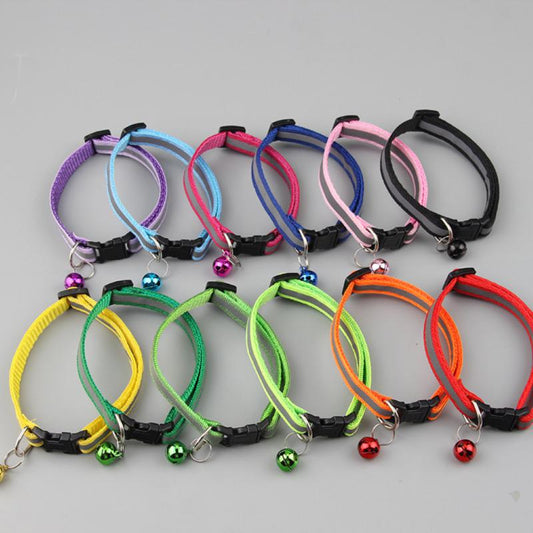 Reflective Cat Collar with Bell Adjustable For Cats🏷️