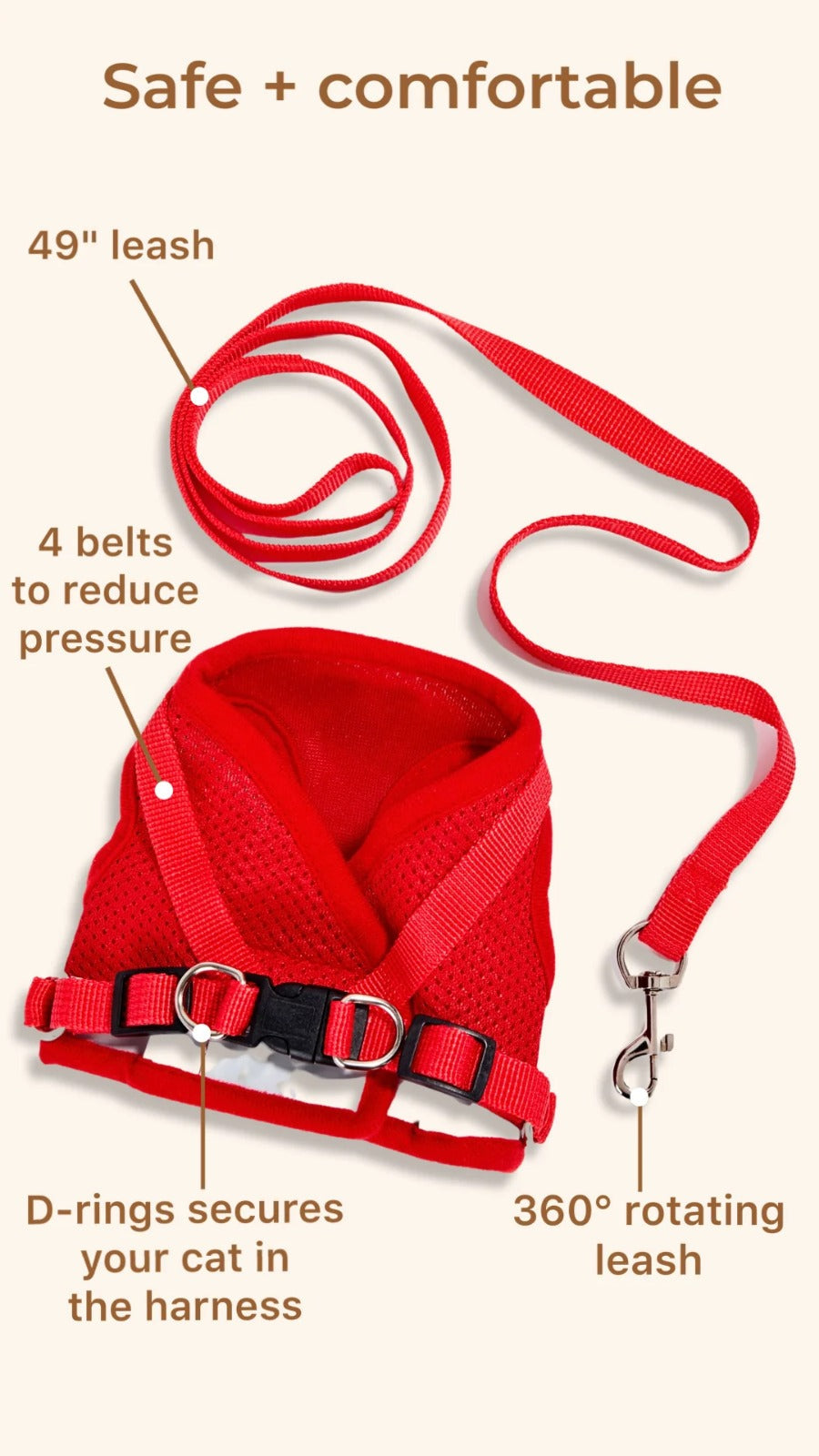 Voyager Cat Jacket Harness🦴