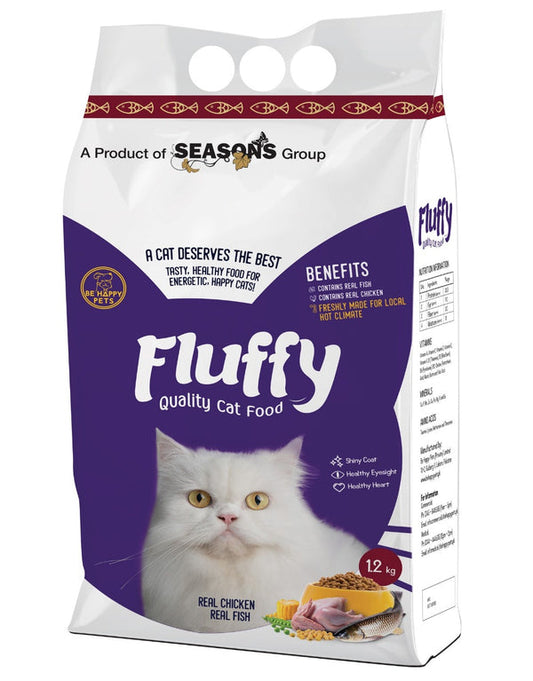 Fluffy Cat Food - 1.2 KG Premium Nutrition for Healthy Cats
